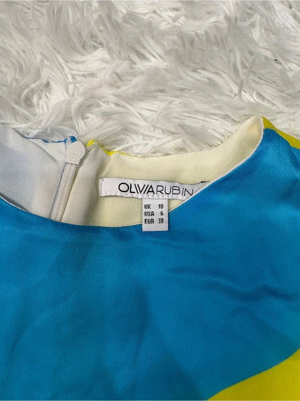 Olivia Rubin Mathilde Colourblock Mini Dress - Picture 5 of 7